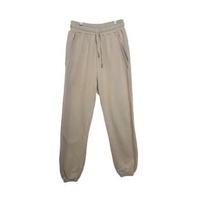 WeWoreWhat XS Tan Joggers Sweatpants Loungeโ Drawstring Pockets Casual